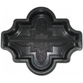 Resim Plastik Parke Taşı Kalıbı Tekli Zambak Yatay 1/2 2,5 Cm (10 Ad) 