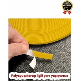 Resim Premium Seri Güçlü Kendinden Yapışkanlı Ahşap Pencere Kapı Sineklik Tülü Yedek 4mt Cırt Bant-3 Adet 