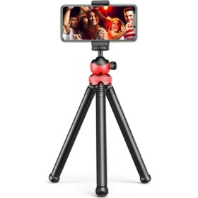 Resim Asfal 30 cm Esnek Tripod Gorillapod Dslr Telefon Kamera Tripodu Standı + Telefon Tutacağı 