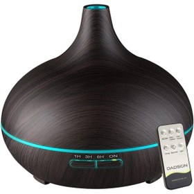 Resim Isweep Uzaktan Kumandalı 550 ml Aroma Difüzörü Ultrasonik Hava Nemlendirici 7 Renk Led 