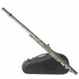 Resim Picaldi JYFL-2000S Yan Flüt + Lüks Deri Taşıma Kutusu | Gümüş Kaplama Gövde, Profesyonel Kapalı Tuş Mekanizması 