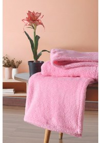 Resim Wellsoft Tv Battaniyesi Peluş Polar Ultra Yumuşak Battaniye 140x170 Cm Pembe 