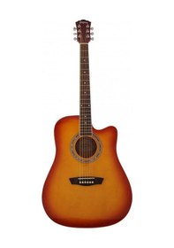 Resim Washburn Wa90cts Akustik Gitar Sunburst Klasik Renk Dengeli T 