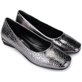 Resim Tamer Tanca Kadın Hakiki Deri Antrasit Rugan Topuklu Ayakkabı 1105 2096 Bn Ayk Y25 Sıyah Bsk Rgn Siyah 