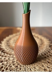 Resim Alora Bohem Vazo Kahverengi 