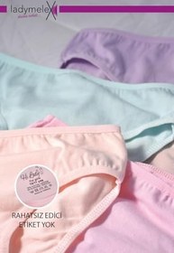 Resim Kız Çocuk Külot, 10'lu Paket, Yumuşak Pamuklu Kumaş,%100 Rahat Külot 