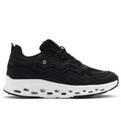 Resim Derimod Kadın Siyah Bağcıklı Kalın Tabanlı Sneaker 25SFE495714 