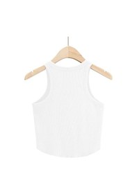 Resim Liona Kadın Oval Etekli Beyaz Renk Bisiklet Yaka Crop Top Bluz 001 