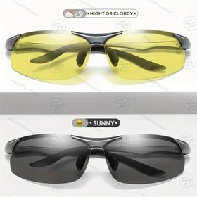 Resim Fastbuy Wangxi Simli Sarı Achbh8003 Erkek Alüminyum-magnezyum Gözlük, Otomatik Renk Değiştiren Lensler, Gündüz-gece Görüş, S Altın 