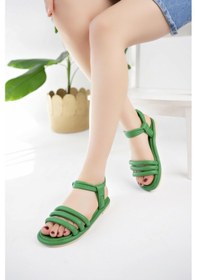 Resim Modafrato Emma Cırtlı Anatomik Taban Kadın Sandalet Hafif Yazlık Ayakkabı 