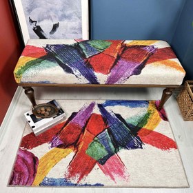 Resim Modern Tasarım Vintage Ahşap Bank - 45x45x90 cm 