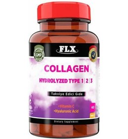 Resim Flx Collagen Kolajen Tip-1-2-3 Hyoluronic Vitamin C 60 Tablet 