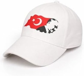 Resim Türkiye Atatürk Sembollü Türkiye Yazılı Çocuk 6-12 Yaş Kep Şapka 