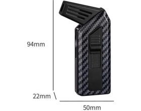 Resim Flabox Aletli Pipo Çakmağı Desenli Siyah 