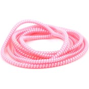Resim SPELT Şarj Aleti Kablosu Kablo Kordon Koruyucu Spiral Sarma Kılıf Koruma Pembe Pearl 