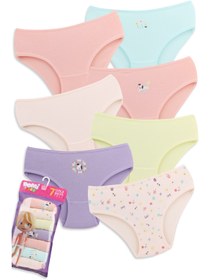 Resim kinderos Pamuklu Baskılı Kız Çocuk 7'li Slip Külot - 26M 79500 