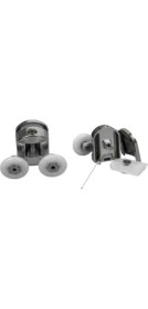 Resim Duşakabin Tekerlek Seti Metal Gövde 22MM Teker Çaplı Rulmanlı Orijinal Takım 