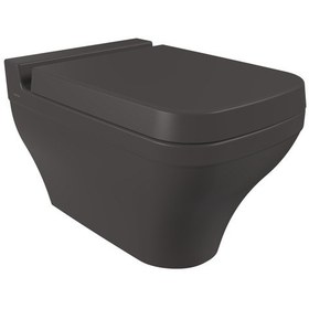 Resim Bocchi Scala Asma Klozet Mat Antrasit Kapak Dahil 1080-020-0128 Çok Renkli 