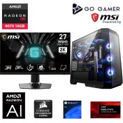 Resim Go Gamer S1091DP Intel Core I9 14900KF / 128GB 6000MHZ Ddr5 Ram / 4tb Nvme SSD 7300-7000MB-SN Gen4 / Rx 9070 16GB / 360MM Sıvı Soğutma / Msı 27" 2k 180Hz / Windows 11 Pro Masaüstü Bilgisayar 