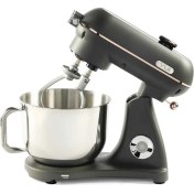 Resim Easy Chef M122 Plus Dc Motor Stand Mikser Çift Başlıklı Mat Gri Gold 