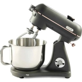 Resim Easy Chef M122 Plus Dc Motor Stand Mikser Çift Başlıklı Mat Gri Gold 