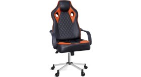 Resim Türksit Spider Oyuncu Koltuğu Metal Ayak Gri Sünger Oturum Yüzeyi ile Tekerlekli Ergonomik Tasarım 
