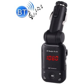 Resim Bt26 Bluetooth 3.0 Handsfree Araç Kiti Fm Verici, İphone 7 / İpad / Galaxy S6 / Cep Telefonu İçin 5v 2a Usb Araç Şarj Cihazı Siyah 