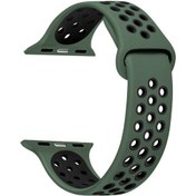 Resim Microsonic iOS Uyumlu Watch Series 9 45mm Rainbow Sport Band Kordon 