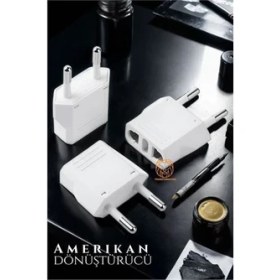 Resim Erbar Hsnet Amerikan Fişi Dönüştürücü Priz Adaptörü - M010R058-K07010 