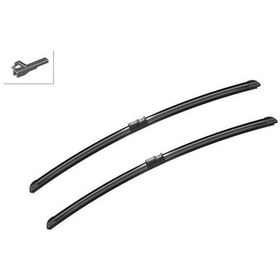 Resim Bosch Sılecek Supurgesı Takımı 650mm / 650mm Mercedes C219 W211 S211 . Porsche Cayenne IS00-BOSCH 3397118948 
