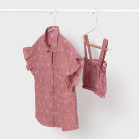 Resim Kız Gömlek Atlet Takım 24ymyr6105 Pembe 
