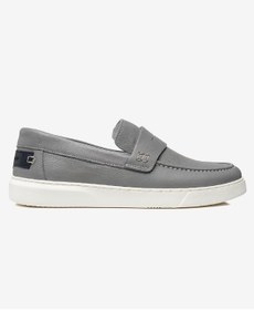 Resim Greyder Erkek Gri Hakiki Deri Sneaker Ayakkabı 3Y1SA67853 