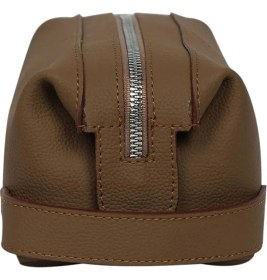 Resim Hype Store Dopp Kit Kahverengi Seyahat Çantası 20X10X10 Cm Kişisel Bakım için Şık Tasarım 