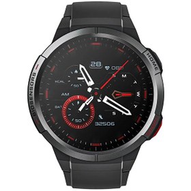 Resim Watch GS 1.43" AMOLED HD Ekran GPS 5 ATM Su Geçirmez Siyah Akıllı Saat 