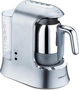 Resim Korkmaz A862-05 Kahvekolik Aqua Inox Krom Türk Kahvesi Makinesi 