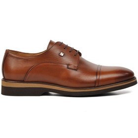 Resim Taba Hakiki Deri Erkek Klasik Ayakkabı 3103 M Taba 