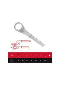 Resim İzeltaş Boru Uzatmalı Yıldız Anahtar 46 mm - 0550050046 