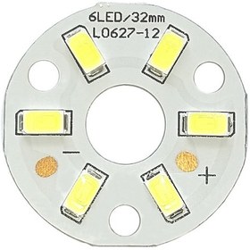 Resim 5730 12V 3W 32mm Beyaz Led Modül Aluminyum Pcb 6 Led Lamba Aydınl 