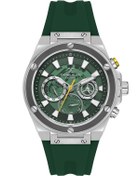 Resim Daniel Klein 46 Mm Kasası Gümüş Kordonu Yeşil Renk İç Göstergeleri Aktif Erkek Kol Saati 