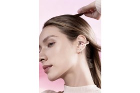 Resim Earldom TWS49 Bt 6.0 Ipx4 Destekli Air Guided Ear-Clip Kablosuz Tws Kulaklık - Pembe 