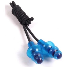 Resim Busso Ep-5 İpli̇ Si̇li̇kon Kulak Tıkacı Mavi - Siyah 