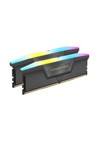 Resim Corsair Vengeance Rgb 32gb 2x16gb 6000mt/s Ddr5 Cl38 Xmp/amd Expo Ram-cmh32gx5m2b6000z38 