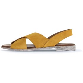 Resim Bueno Shoes Sarı Alf Süet Kadın Düz Sandalet 01wa3015 