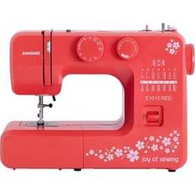 Resim Janome E1015 Dikiş Makinesi Kırmızı 