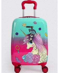 Resim Unicorn Çocuk Valizi Ççs 5256 Pembe Pembe 