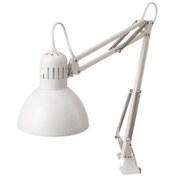 Resim IKEA Beyaz Tertial Çalışma Masası Lambası 
