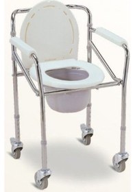 Resim Medikaltec Leo 225 Katlanır Tekerlekli Klozet Yükseltici 