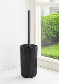 Resim Nandy Home Kıl Fırçalı Hijyenik Tuvalet, Banyo Fırçası Siyah 