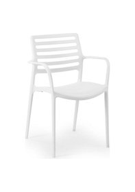 Resim Bintaşmobilya 2 Kişilik Beyaz Bahçe Masa Sandalye Takımı Beyaz 