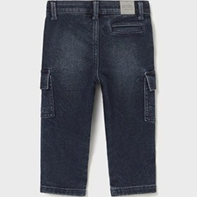 Resim Mayoral Erkek Bebek Lacivert Kargo Denim Pantolon 2505 Lacivert 